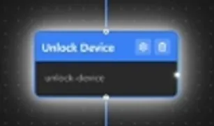 Canvas animation highlighting the active module